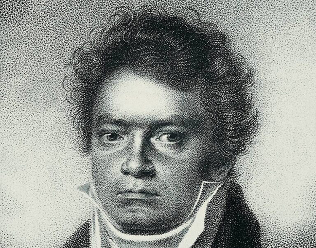 Beethoven’s favorite engraving of himself